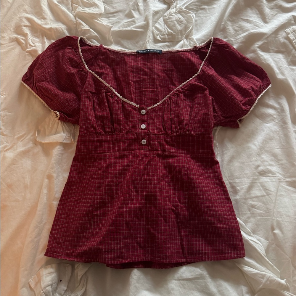 Brandy Melville Blair Plaid Top